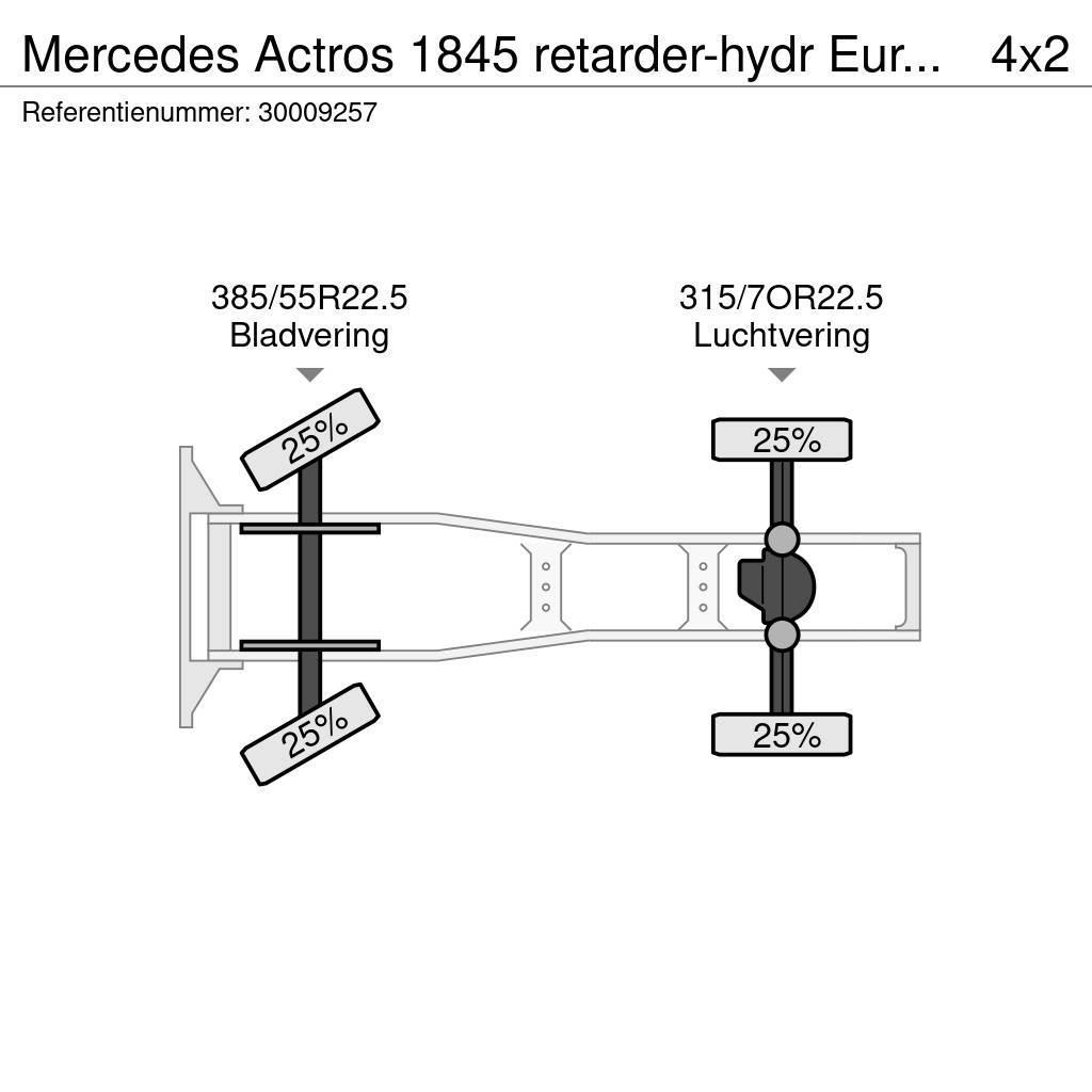 Mercedes-Benz Actros 1845 retarder-hydr Euro 5ch 14 Vilcēji