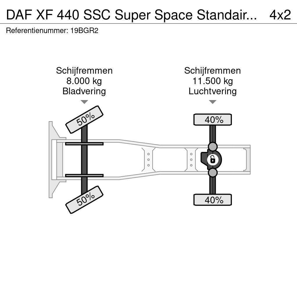 DAF XF 440 SSC Super Space Standairco Hydraulic ACC NL Vilcēji