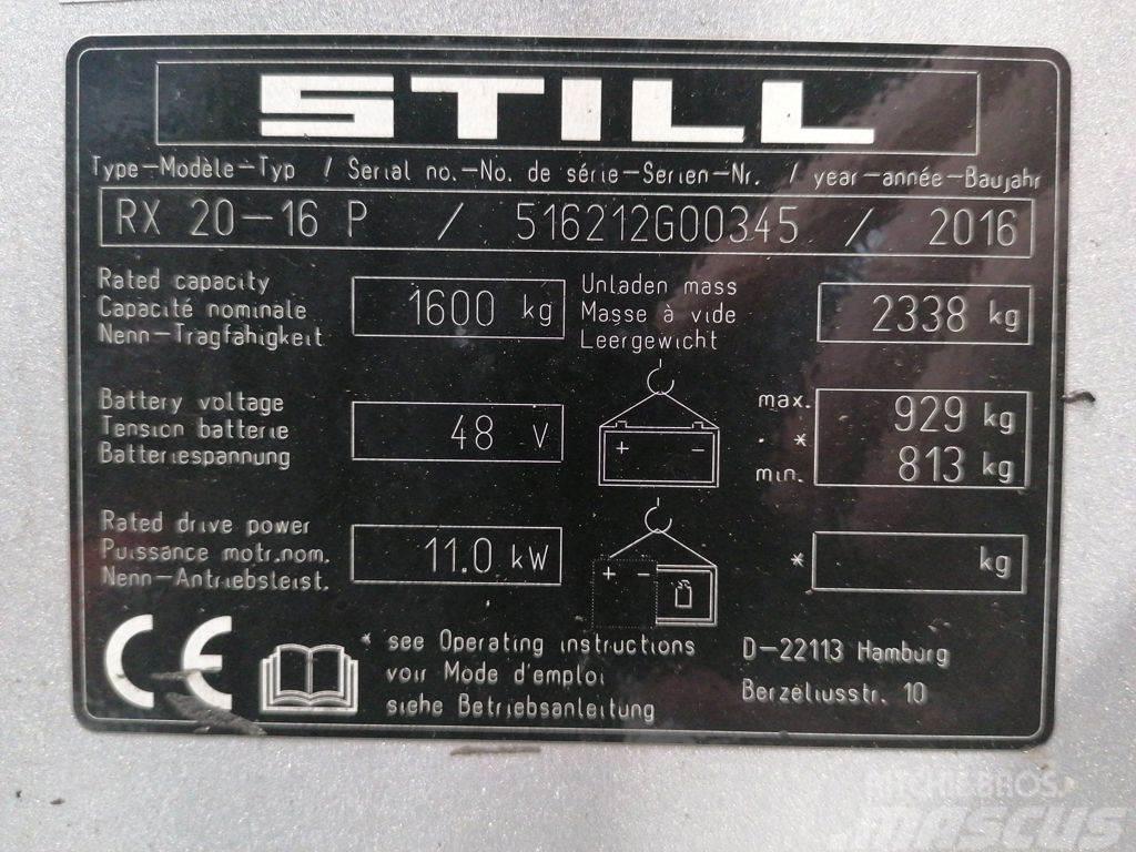 Still RX20-16P Elektriskie iekrāvēji