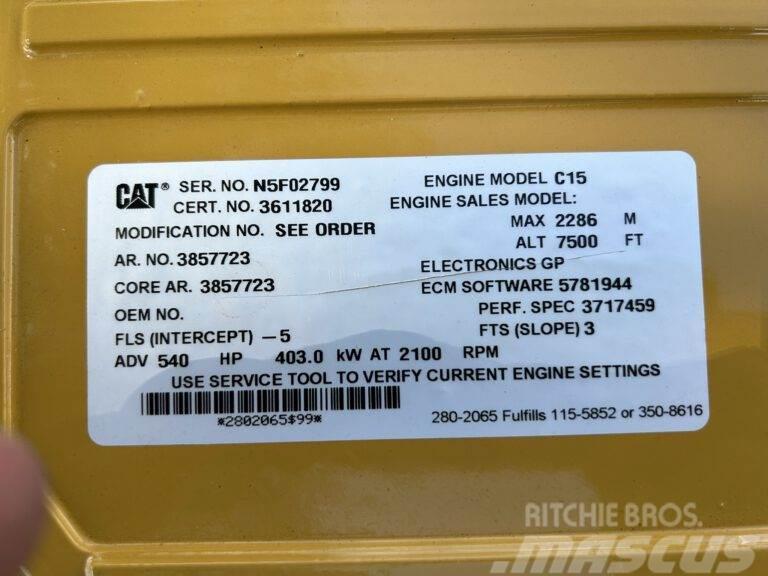 CAT C15 - Unused - 540 HP - Arr. 385-7723 Dzinēji