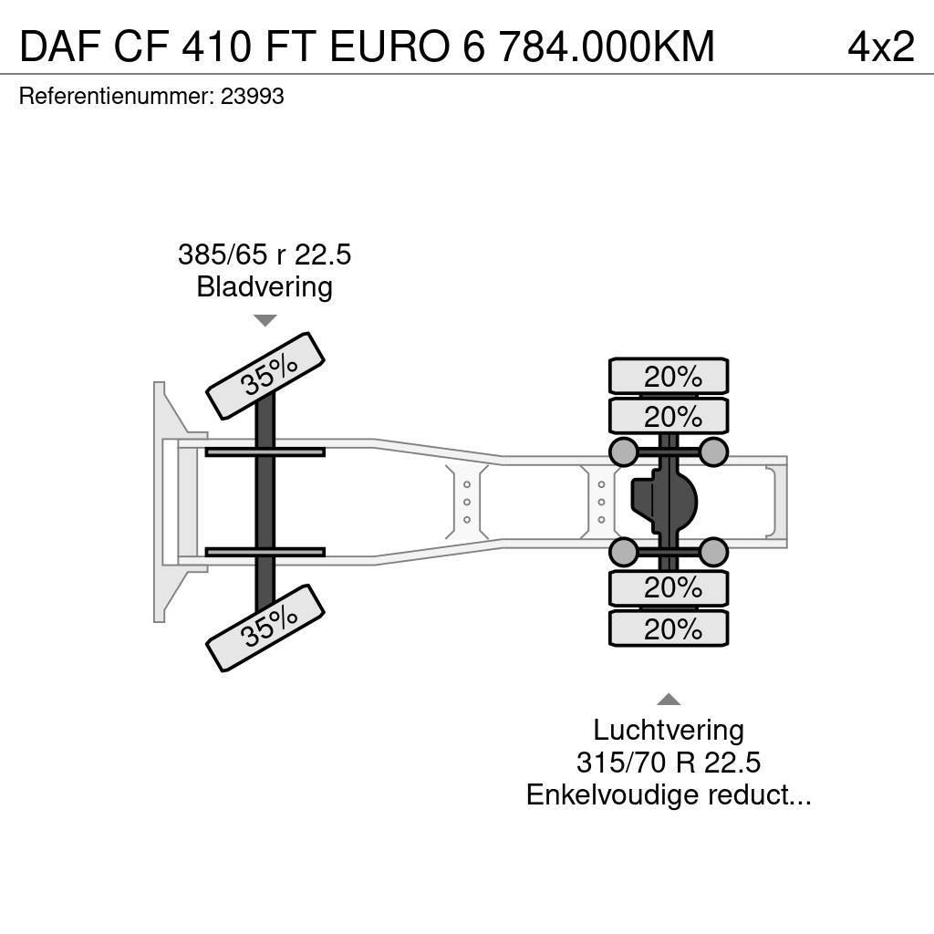 DAF CF 410 FT EURO 6 784.000KM Vilcēji