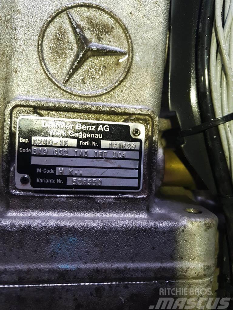 Mercedes-Benz ACTROS MP I G 240 - 16 ΜΕ INTARDER 115, ΗΛΕΚΤΡΟΝΙΚ Pārnesumkārbas