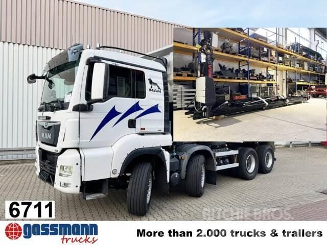MAN TGS 35.500 8X4 BB, Intarder Hook lift trucks