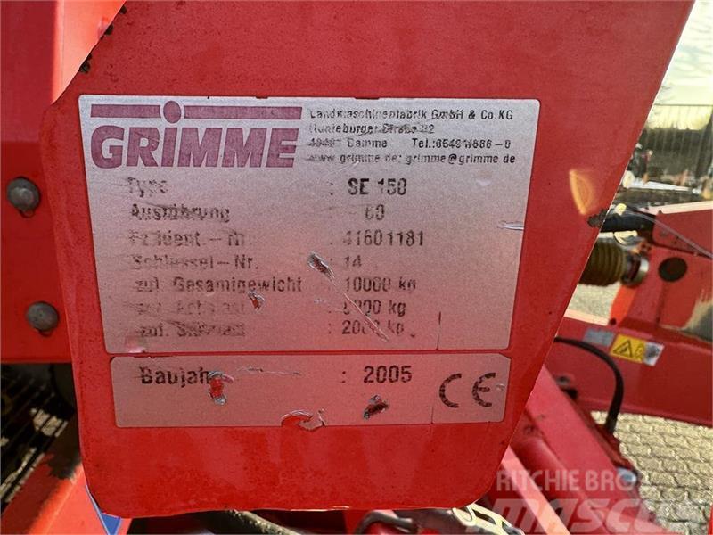 Grimme SE-150-60-UB Kartupeļu novākšanas kombaini