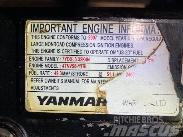 Yanmar 4TNV98-YTBL Dzinēji