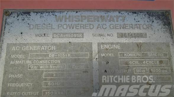 MultiQuip WHISPERWATT DCA150SSK Dīzeļģeneratori