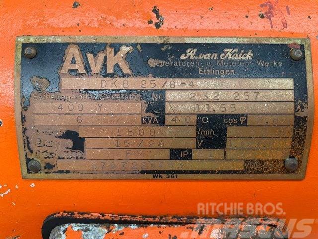  40 kVA AVK DKB 25/8-4 Generator Citi ģeneratori