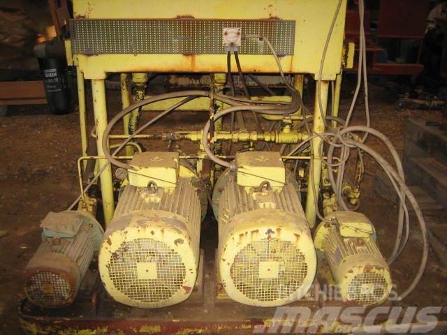  Hyd powerpac m/pumpe - 2x7,5 kw og 2x40 kw Dīzeļģeneratori