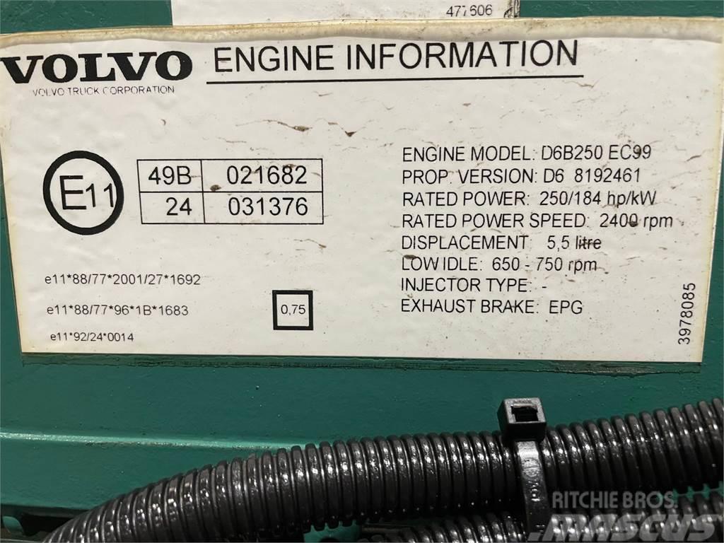 Volvo D6B 250 EC99 motor Dzinēji