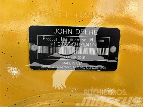 John Deere 324E Lietoti riteņu kompaktiekrāvēji