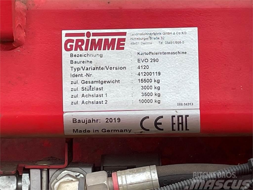 Grimme EVO 290 AirSep Kartupeļu novākšanas kombaini
