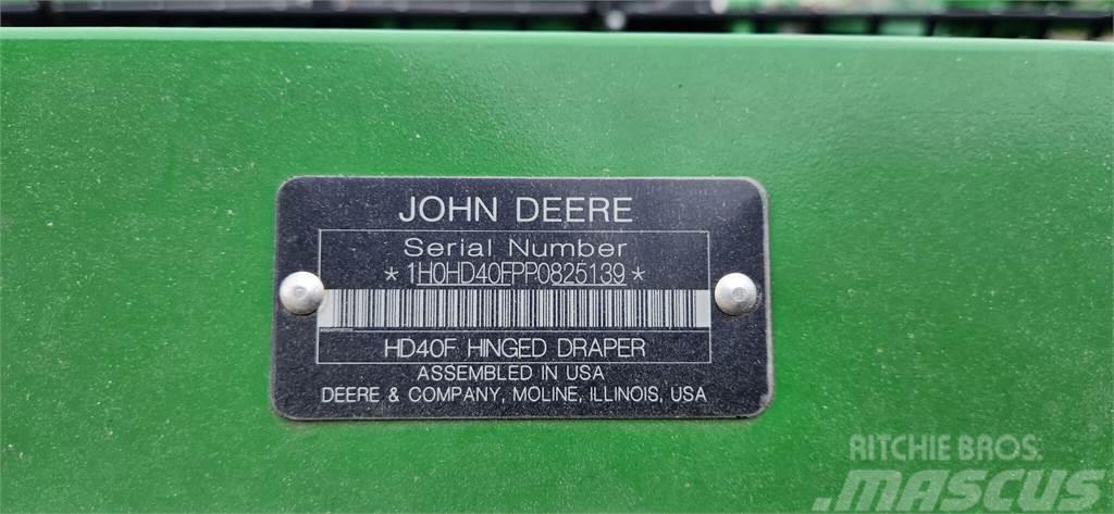 John Deere HD40F Ražas novākšanas kombainu papildaprīkojums