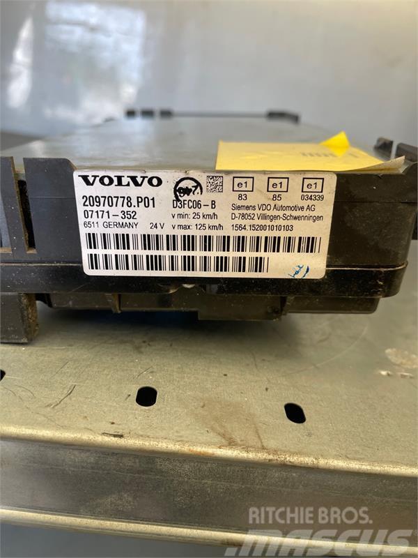 Volvo VOLVO INSTRUMENT 20970778 Citas sastāvdaļas