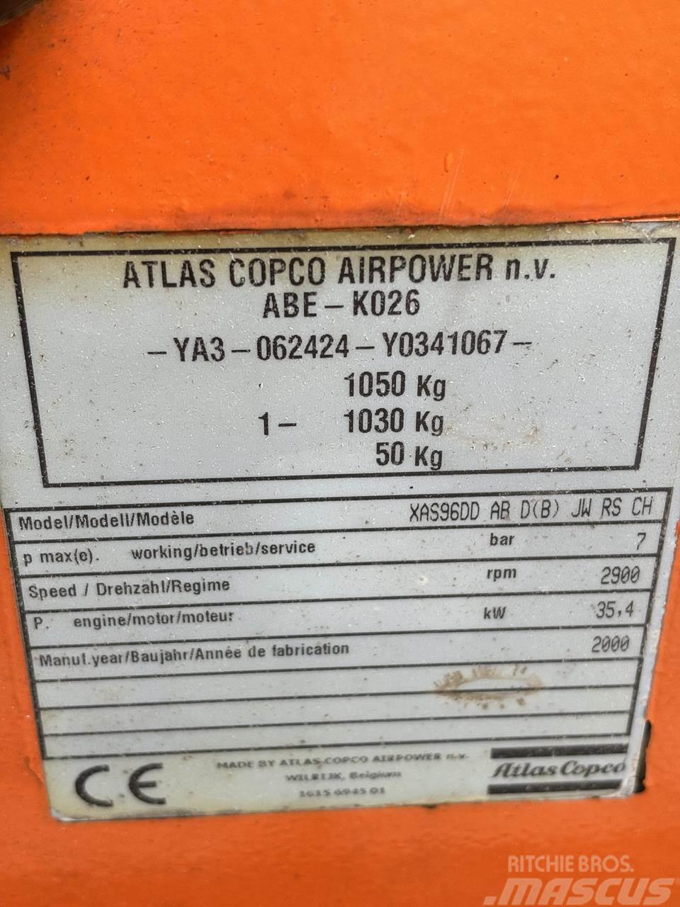 Atlas Copco XAS 97 DD Kompresori