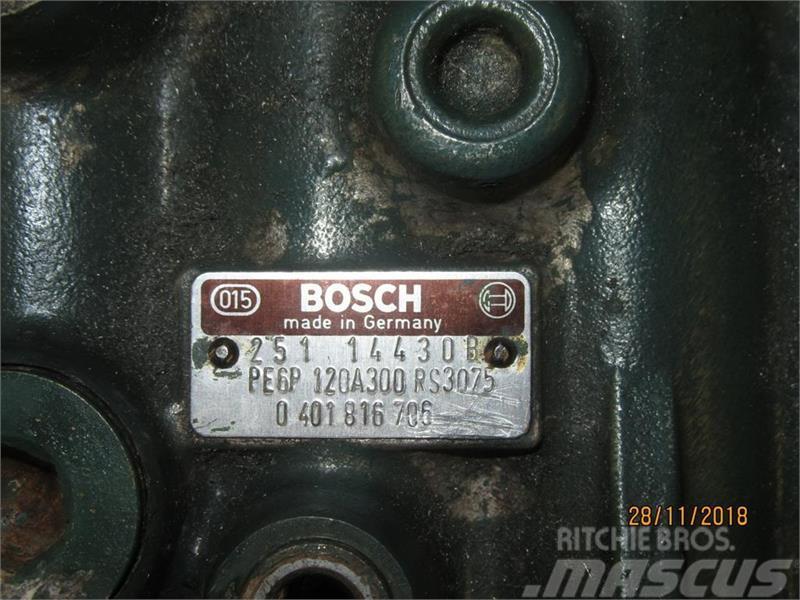  - - -  Mann Bosch brændstofpumpe Ražas novākšanas kombainu papildaprīkojums