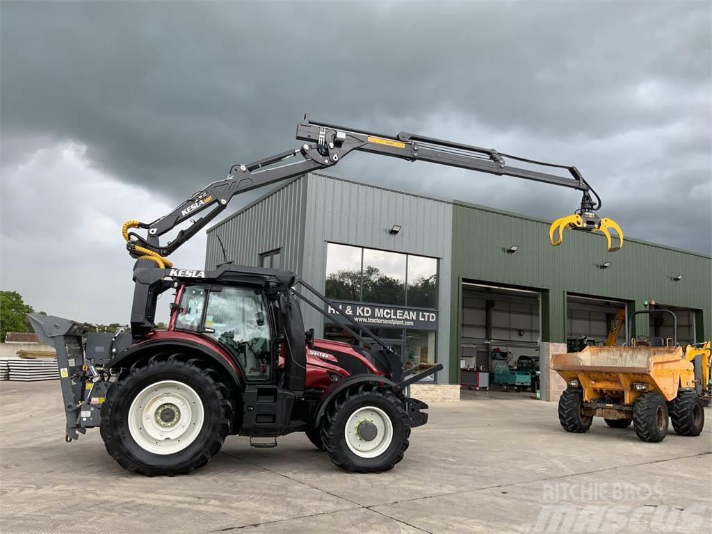 Valtra T154 Active C/W Roof Mounted Kelsa 500T Forestry C Citi