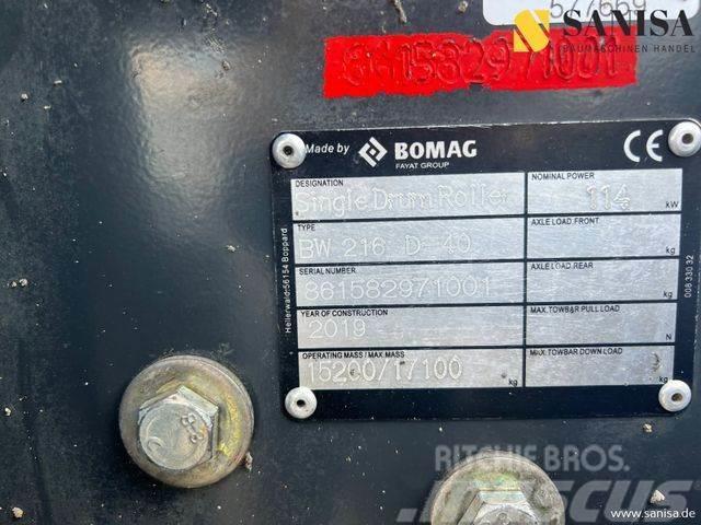 Bomag BW216-D40 Walzenzug/17t/3570h/TOP Vienvalča grunts veltņi