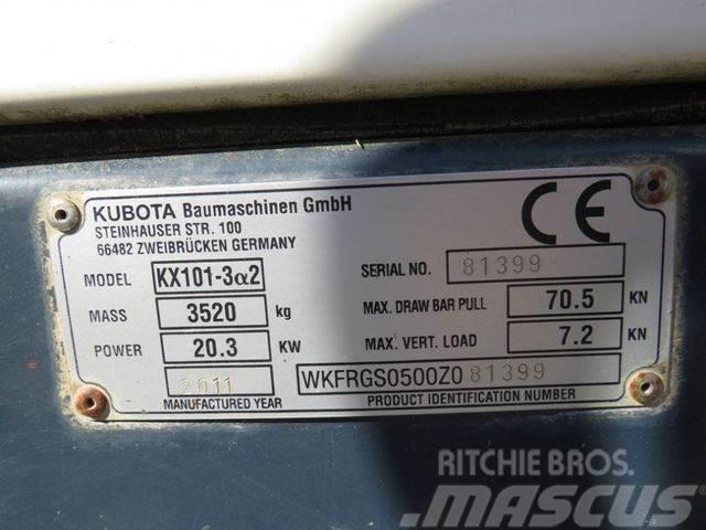 Kubota Minibagger KX 101-3 Minibagger Mini ekskavatori < 7 t
