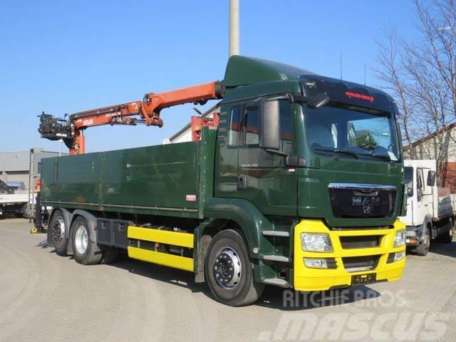 MAN TG-S 26.400 6x2-2 BL Pritsche Heckkran Atlas 165 Flatbed / Dropside trucks