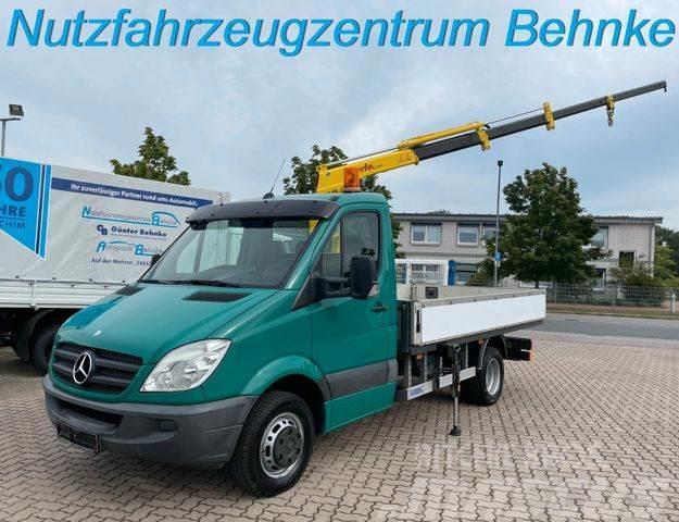 Mercedes-Benz Sprinter 519 CDI Pritsche / Hyva Kran 4,2m=600kg Smagās mašīnas ar celtni