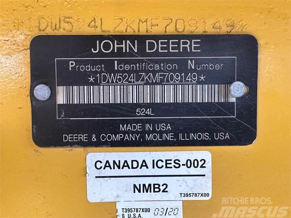 John Deere 524L Iekrāvēji uz riteņiem