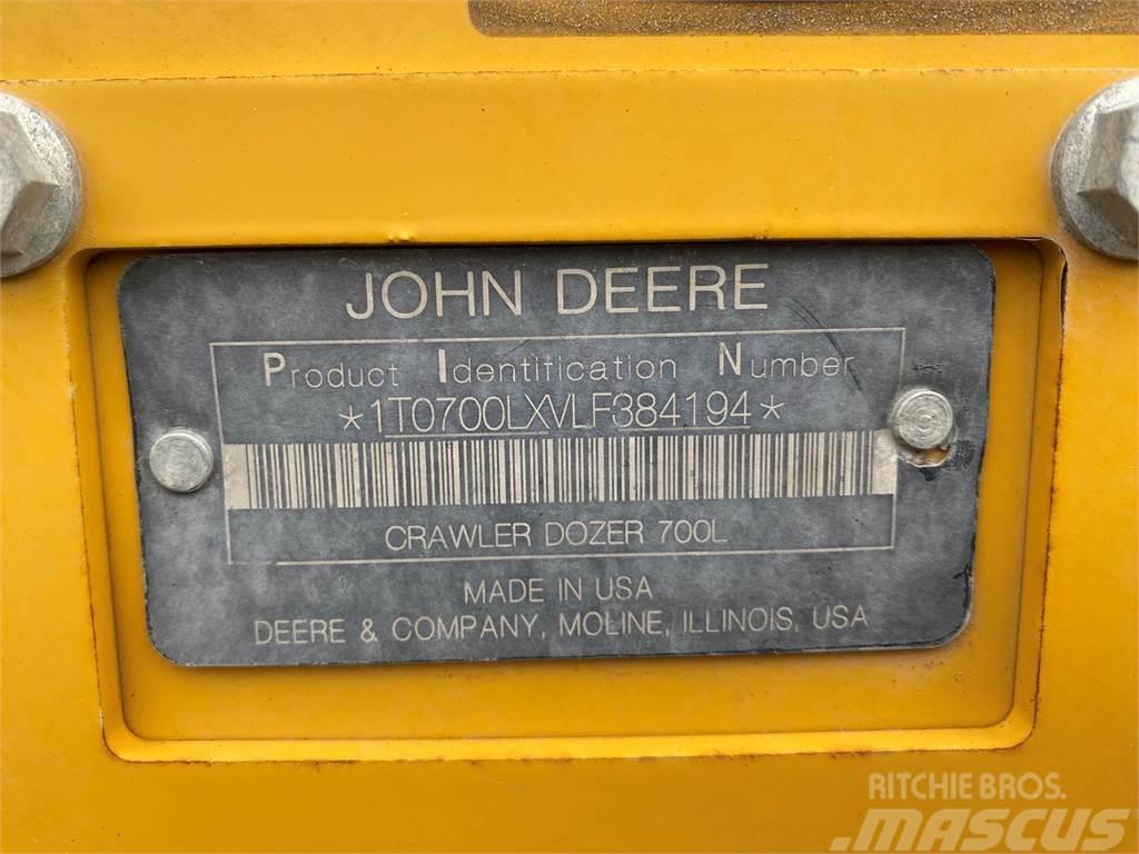 John Deere 700L LGP Kāpurķēžu buldozeri