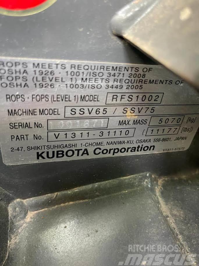Kubota SSV65 Lietoti riteņu kompaktiekrāvēji