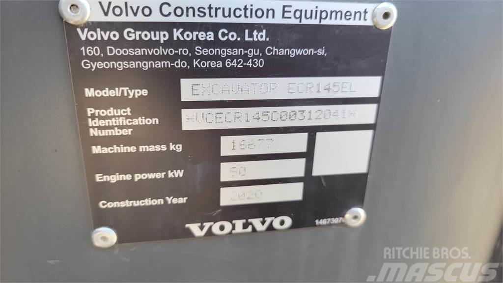 Volvo ECR145EL Kāpurķēžu ekskavatori