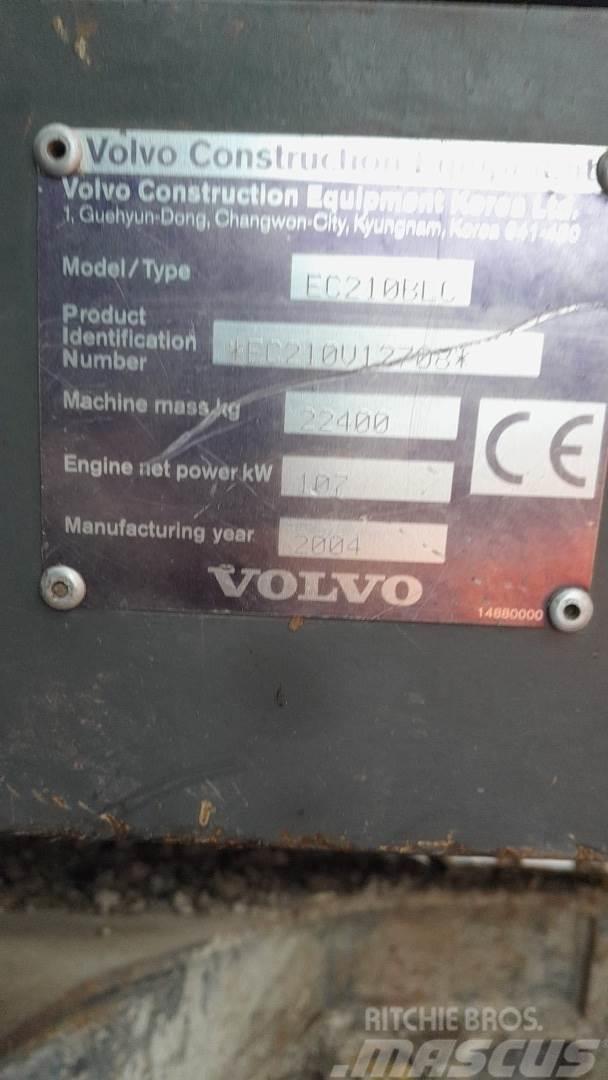 Volvo EC210BLC Kāpurķēžu ekskavatori