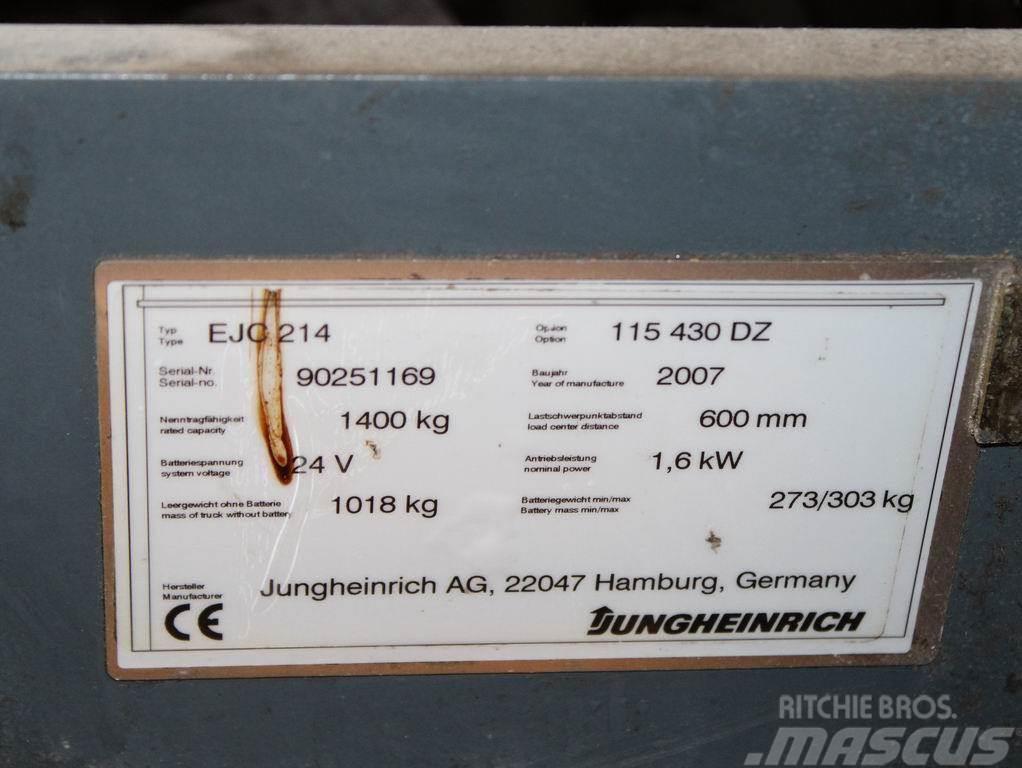 Jungheinrich EJC 214 115-430DZ Krautnētāji