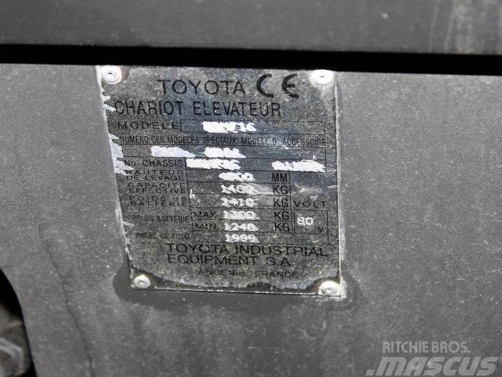 Toyota FMBF 16 Elektriskie iekrāvēji