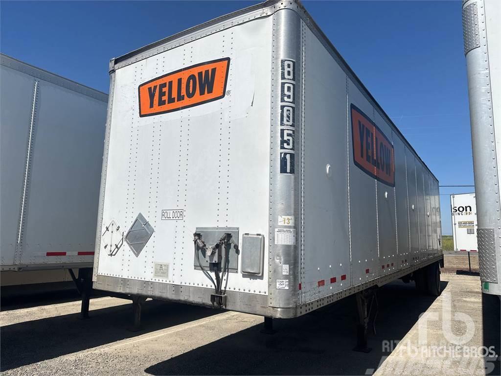 Wabash 40 ft x 102 in S/A Box body semi-trailers