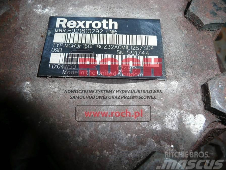 Rexroth MCR3F160F180Z32A0M1L12S/S0409B Dzinēji