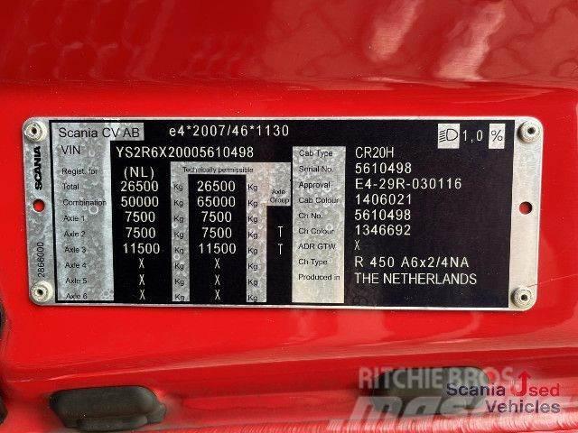 Scania R 450 A6x2/4NA RETARDER NAVI PTO Vilcēji