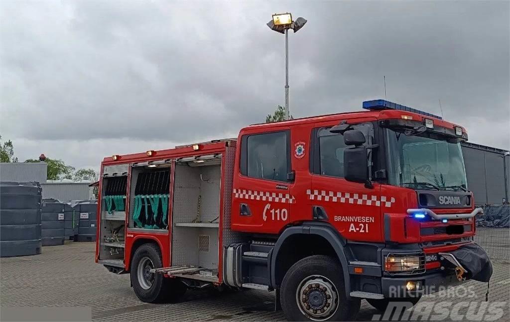 Scania P124 4x4 Doka Fire truck Fire trucks