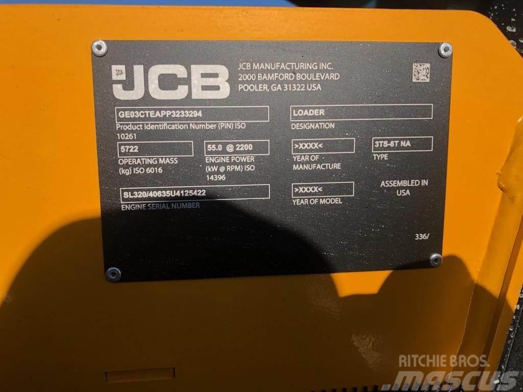 JCB 3TS-8T Lietoti riteņu kompaktiekrāvēji