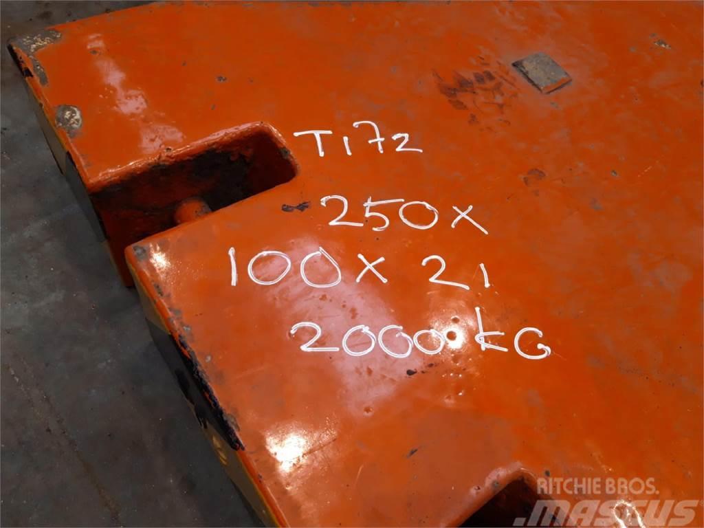 Terex Demag Demag AC 155 counterweight 2,0 ton Pacēlāju/krānu aprīkojums