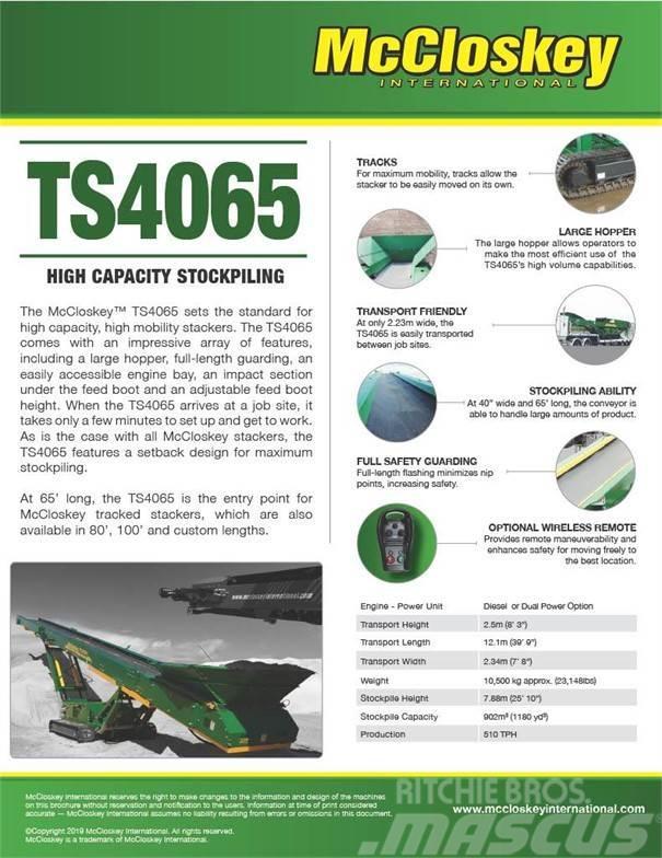 McCloskey TS4065 Atkritumu konveijeri