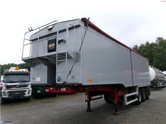 Wilcox Tipper trailer alu 55 m3 + tarpaulin