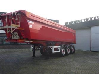 MOL 28m3 3 axle tipper trailer Alubox - Steelchassis (