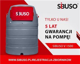Sibuso 1500L zbiornik dwupłaszczowy Diesel