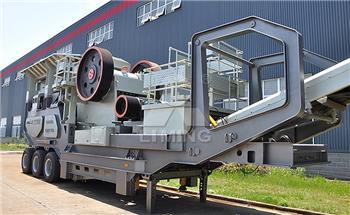 Liming PE600*900 mobile jaw crusher with diesel engine