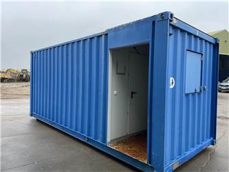  20FT container, isoleret med svalegang.
