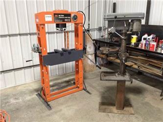  50 Ton Hydraulic Shop Press and Drill Press