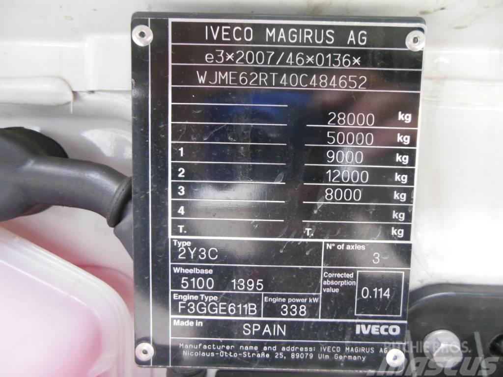 Iveco X-Way AD280X46, 6x2, retarder, TECHNOCAR TNH 20 Treileri ar āķi