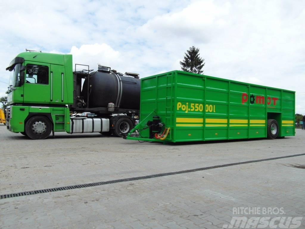 Pomot Slurry tank container  55000 L/Réservoir de lisier Emulsijas cisternas