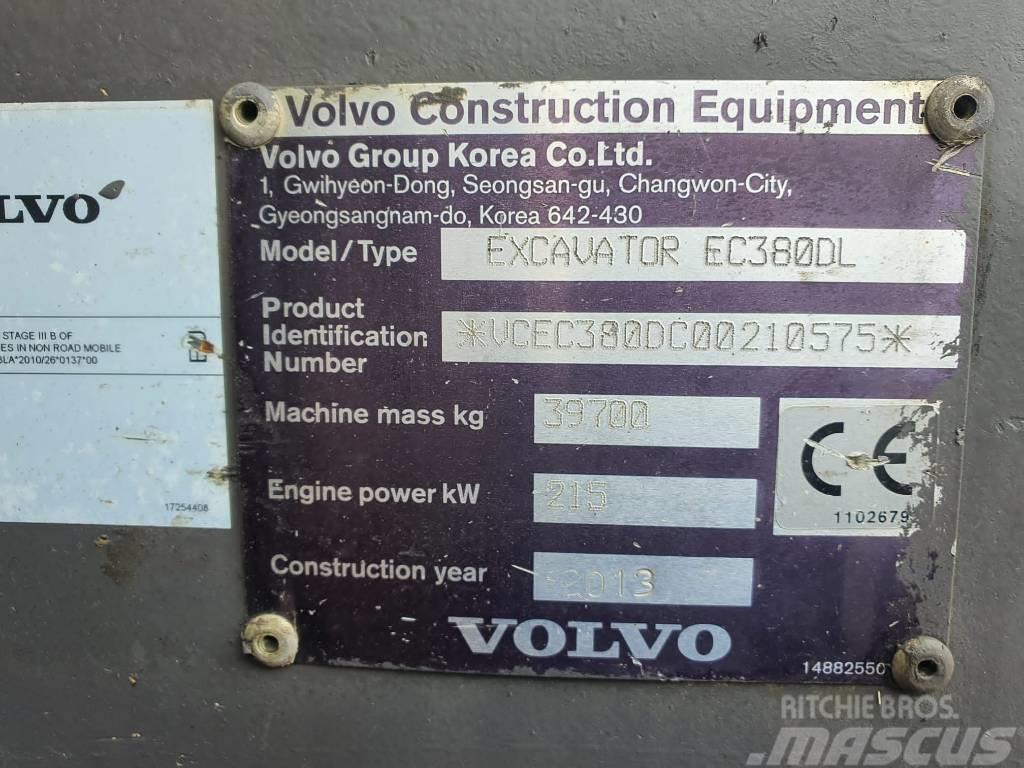 Volvo EC 380 D L Kāpurķēžu ekskavatori