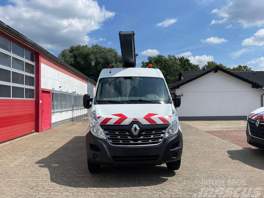 Renault Master Hubarbeitsbühne KLUBB K42P Korb 200kg EURO Pacēlāji uz automašīnas bāzes