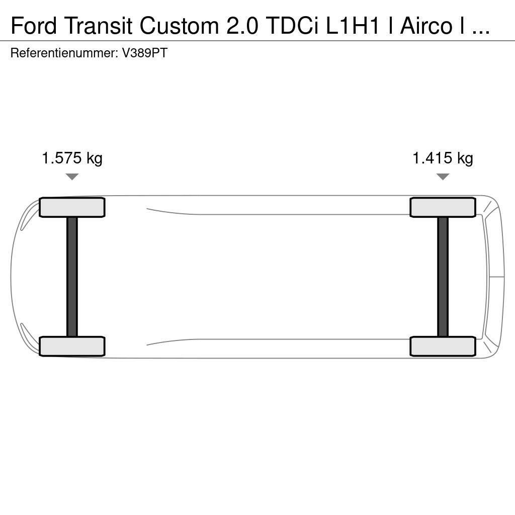 Ford Transit Custom 2.0 TDCi L1H1 l Airco l Navi l Trek Furgons