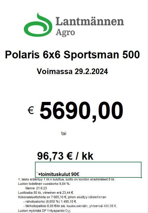 Polaris Sportsman 500 6x6 Visurgājēji